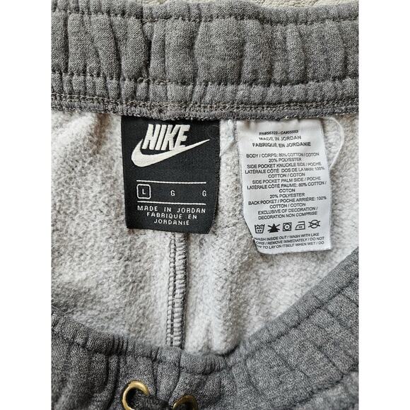 Nike Men's Club Fleece Explosive Shorts 843520-071 - Charcoal Grey/Black - Large - Picture 3 of 3
